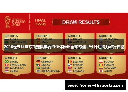 2026世界杯官方指定机票合作伙伴推出全球球迷积分计划助力旅行体验 2026世界杯官方指定机票合作伙伴推出全球球迷积分计划助力旅行体验