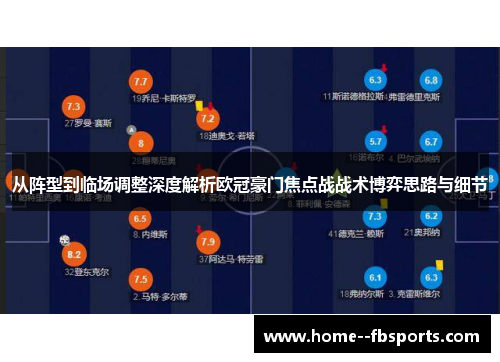 从阵型到临场调整深度解析欧冠豪门焦点战战术博弈思路与细节